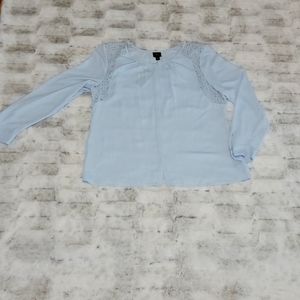 Floral Lace Detail Shirt